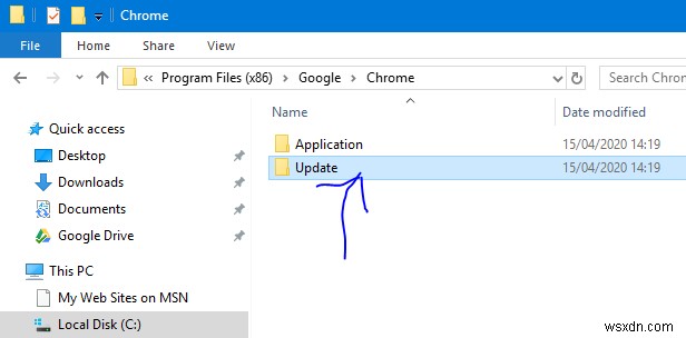 Google Chrome で自動更新を無効にする方法
