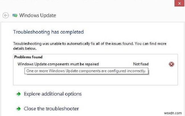 解決済み:Windows Update コンポーネントを Windows 10 で修復する必要がある