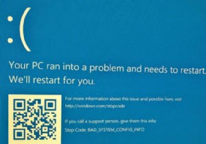 Windows 10の「Bad System Config Info」ブルースクリーンエラーを解決する完全ガイド