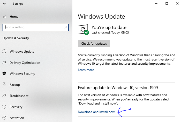 Windows Update エラー 0x80240023 の修正方法