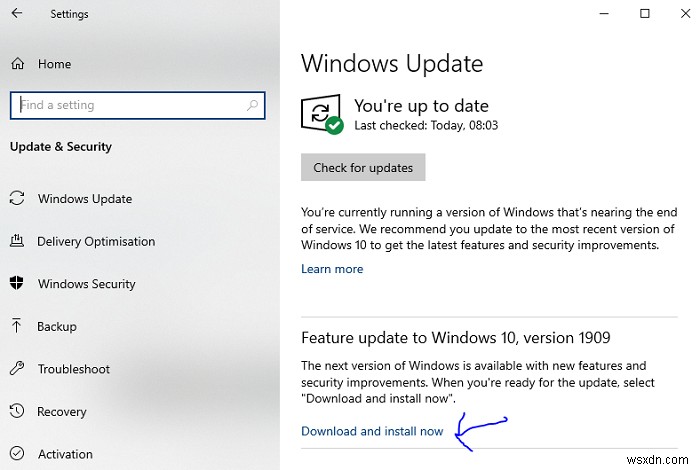 Windows 10 で Windows Update エラー 0x8024000b を修正する方法