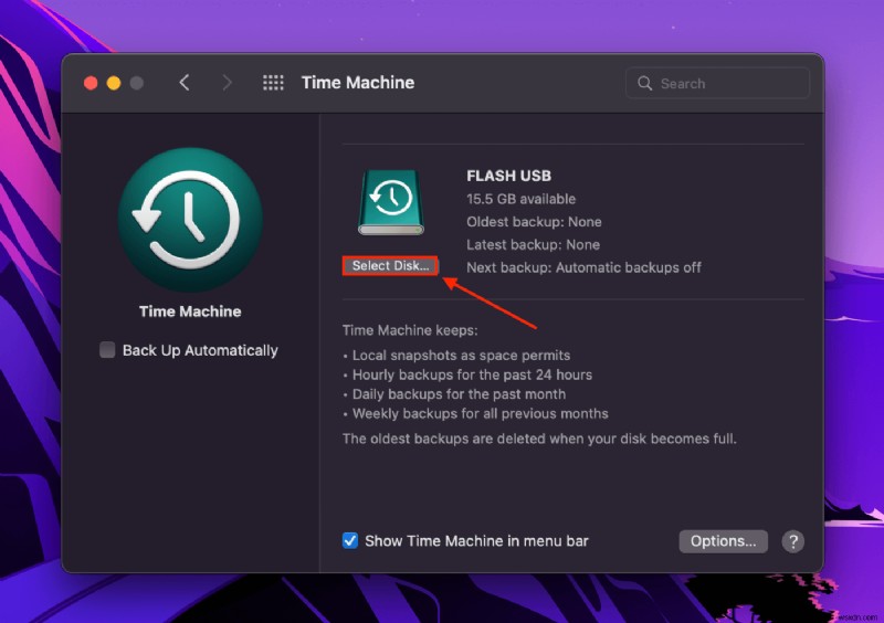 Time Machine バックアップは Mac では表示されません。これを修正する方法は次のとおりです 