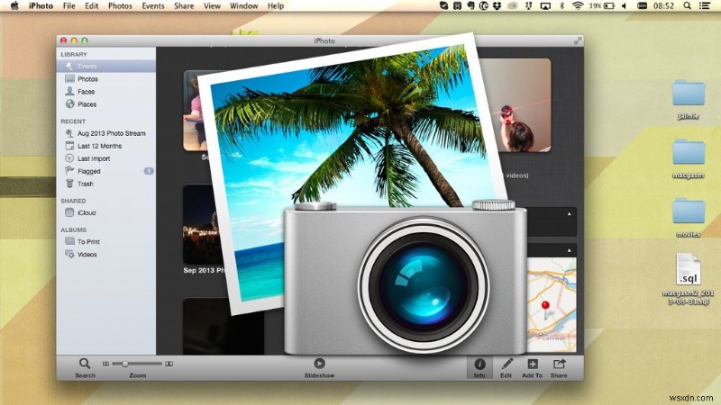 iPhoto でビデオをすばやく検索する方法