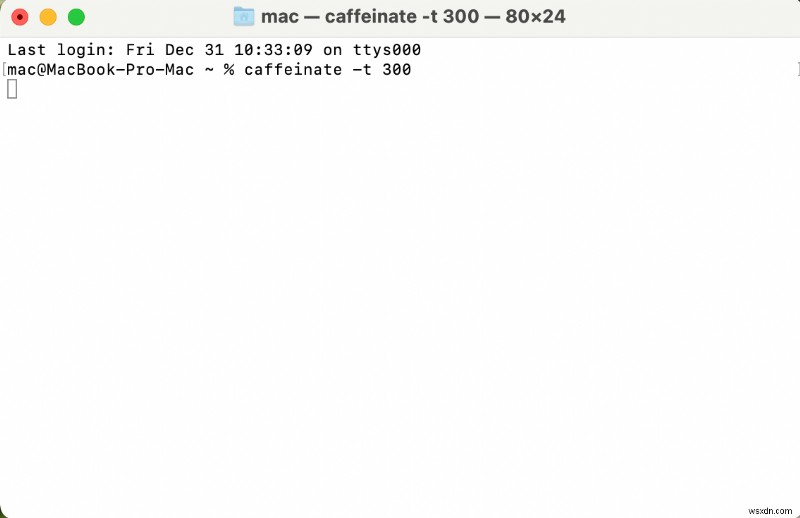 このターミナル コマンドは Mac を「カフェイン化」し、スリープ状態にならないようにします 