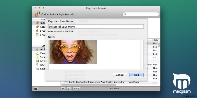 OS X で画像や動画を暗号化してプライバシーを強化できます