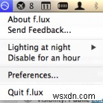 F.lux で夜間の画面のまぶしさを軽減する