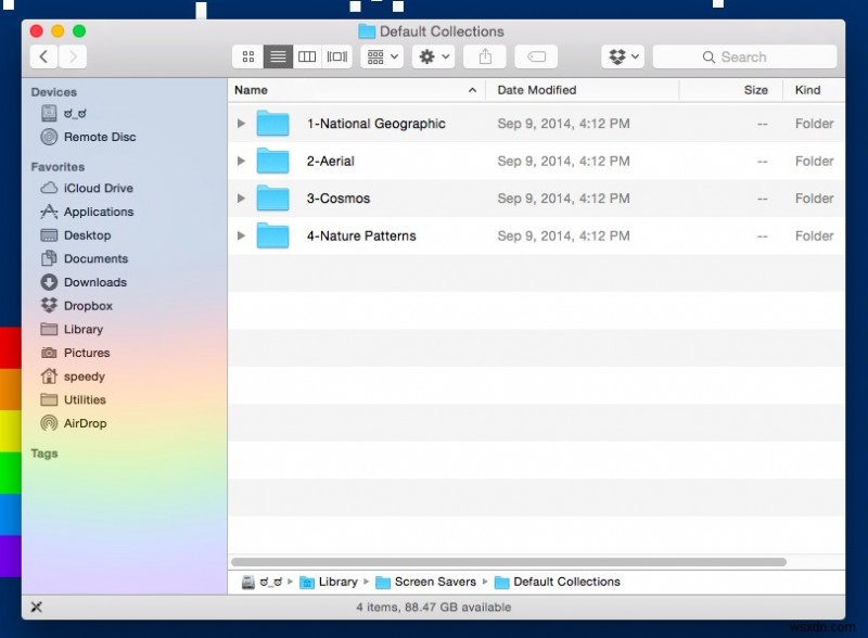 OS X の 31 日間のヒント:スクリーン セーバーの画像をデスクトップの背景として使用する