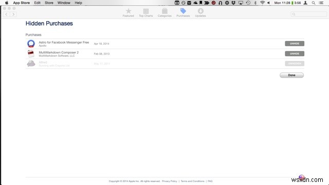 OS X の 31 日間のヒント:Mac App Store でアプリを再表示する