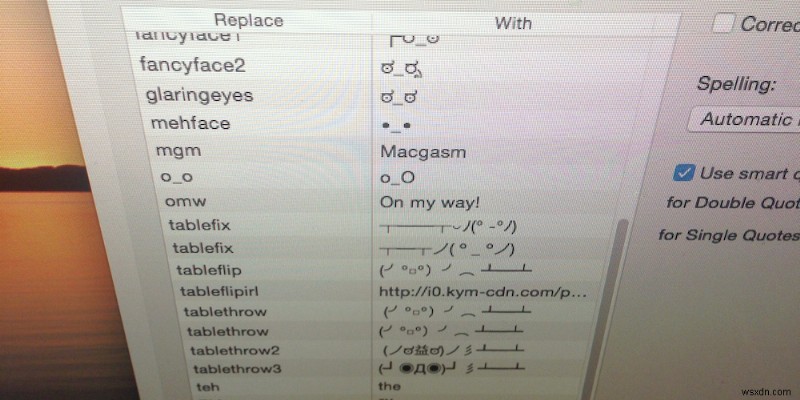 OS X の 31 日間のヒント:OS X のテキスト置換ツールを使用して複雑な絵文字を入力する