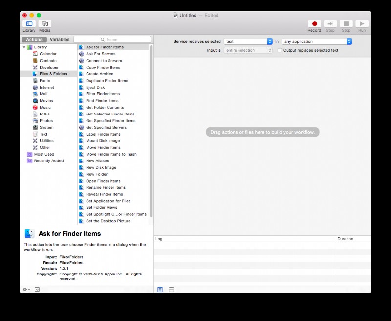 OS X の 31 日間のヒント:Automator を使用して一度に複数の画像のサイズを変更する