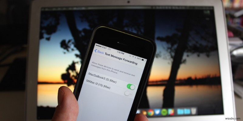 iOS の 30 日間のヒント:テキスト メッセージを Mac に転送する