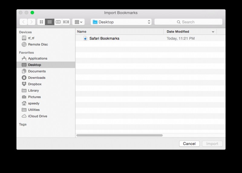 OS X の 31 日間のヒント:ブックマークを他のブラウザから Safari に移動する