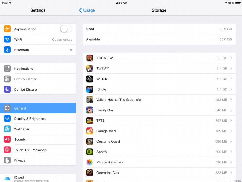 iOS の 30 日間のヒント:アプリが使用するストレージ容量を確認する