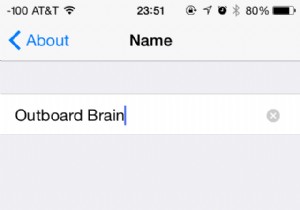 iOS の 30 日間のヒント:iOS デバイスの名前を変更する