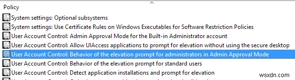 Windows が管理者承認モードを要求する方法を変更する 