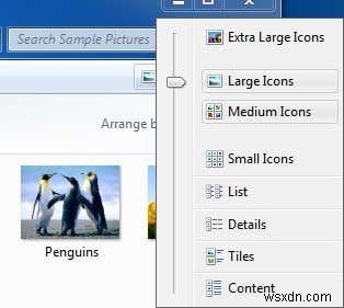 画像の Windows エクスプローラーの既定のサムネイル サイズを大きくする方法 