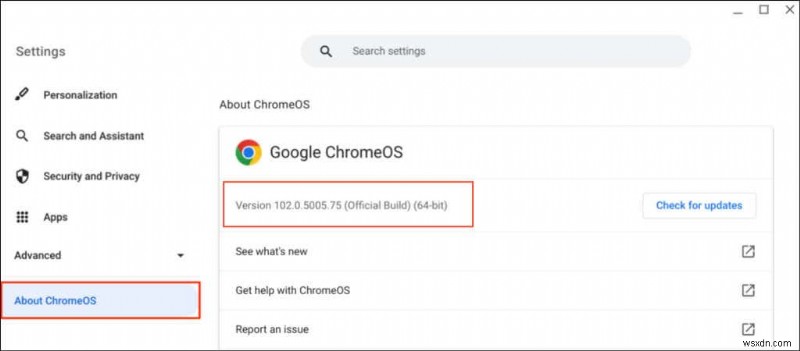 使用している Google Chrome のバージョンは?