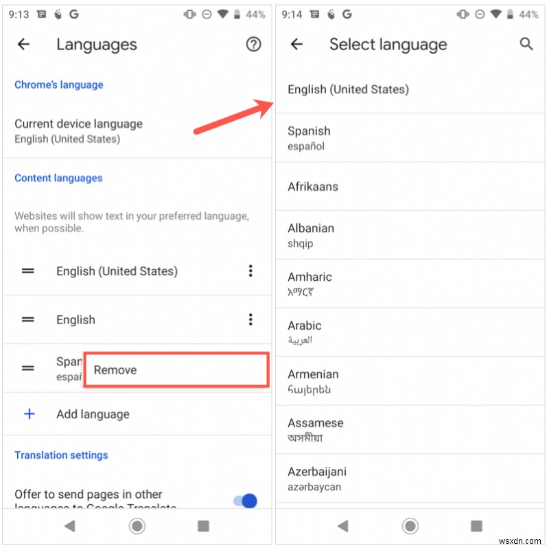 Google Chrome で言語を変更する方法