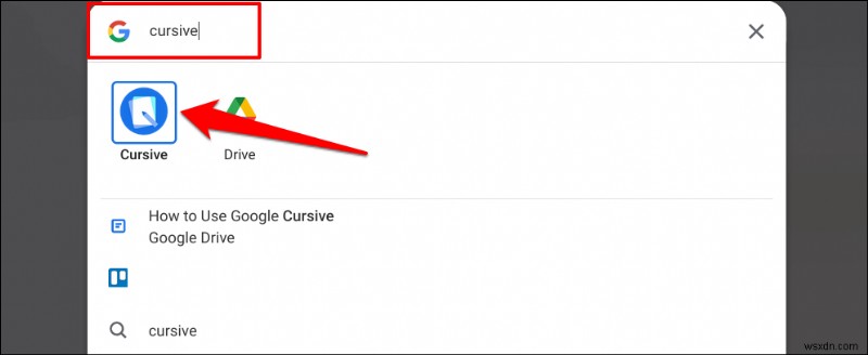 Chromebook で Google Cursive を使用する方法