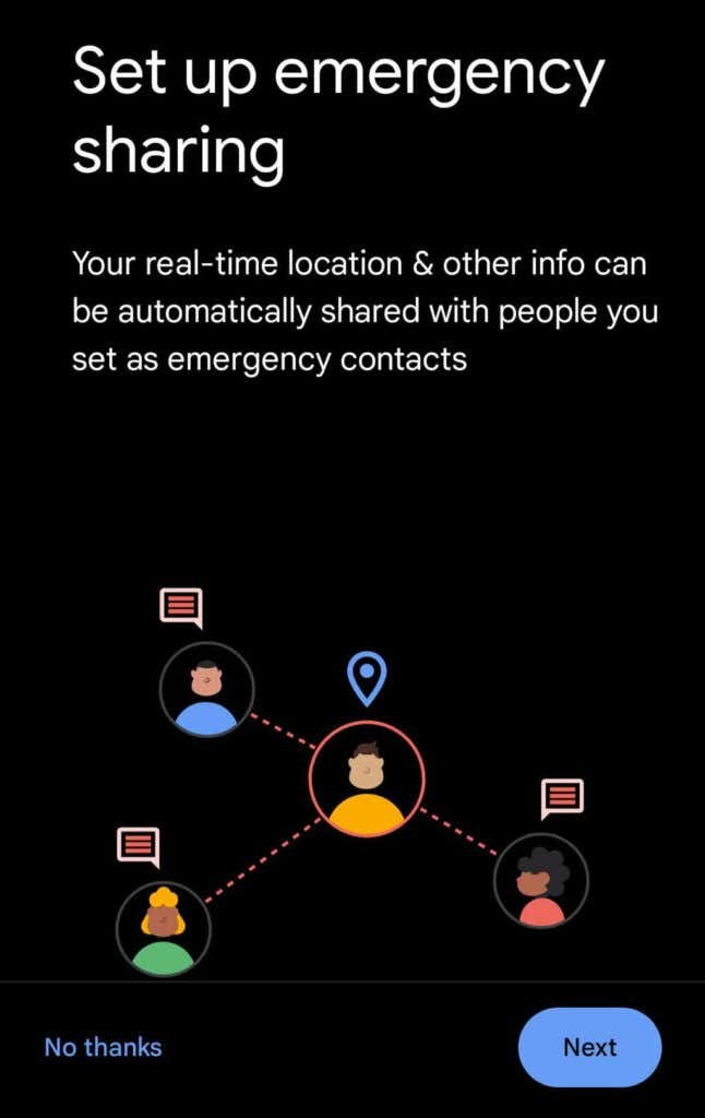 Google の Personal Safety アプリの使用方法