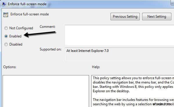 全画面表示またはキオスク モードで Internet Explorer を開く方法 