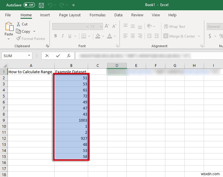 Excel で範囲を検索して計算する方法