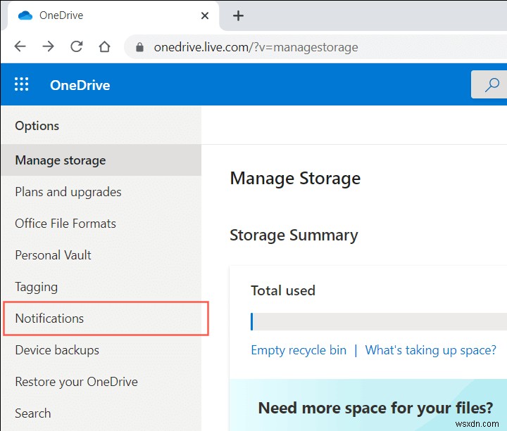 OneDrive で思い出のメール送信を停止する方法