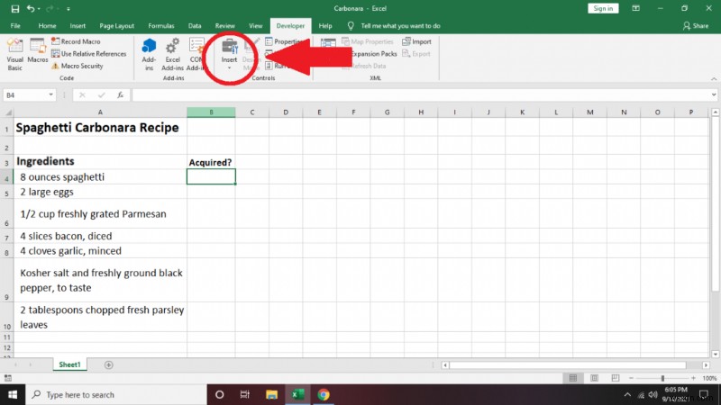 Excel でチェックリストを作成する方法