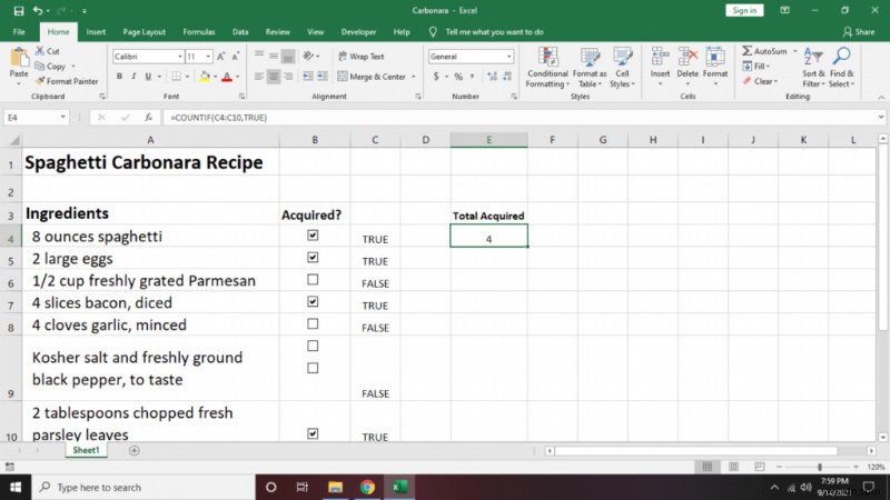 Excel でチェックリストを作成する方法