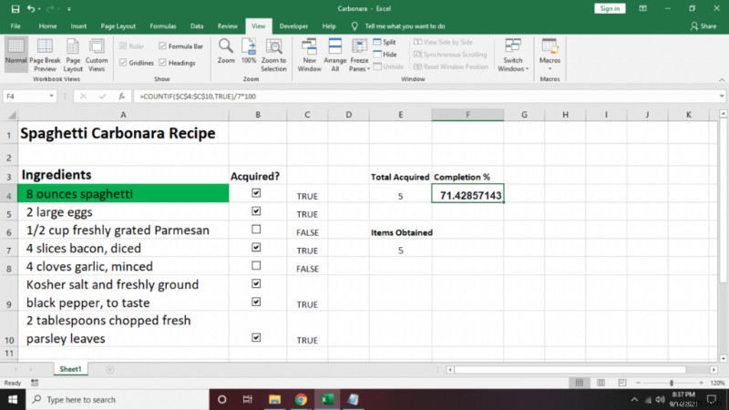 Excel でチェックリストを作成する方法