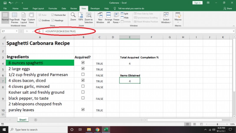 Excel でチェックリストを作成する方法