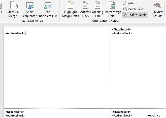 Word で差し込み印刷を使用してレター、ラベル、封筒を作成する方法