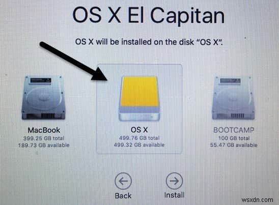 外部ハード ドライブから Mac OS X をインストール、起動、実行する 