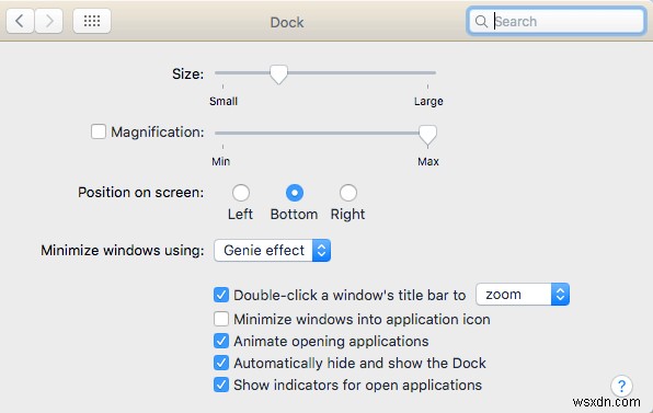 Windows のプログラムと機能に相当する Mac 