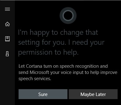 Windows 10 で Cortana をセットアップして使用する方法