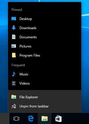 Windows 10 でエクスプローラーを開くときに既定のフォルダーを設定する 