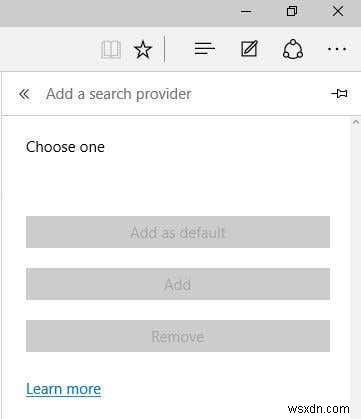 Microsoft Edge の既定の検索プロバイダーを Google に変更する 