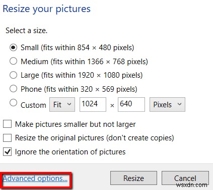 Windows 10 を使用して写真のサイズを一括変更する方法 