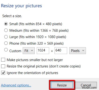 Windows 10 を使用して写真のサイズを一括変更する方法 