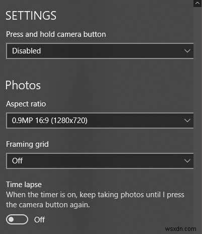 Windows 10 カメラ アプリの使用方法 
