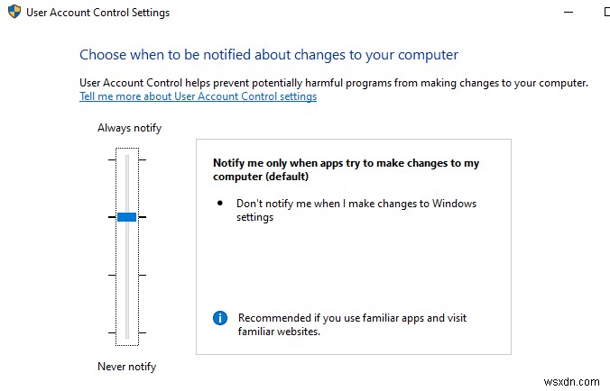 Windows 10 の UAC とは何か、およびそれを無効にする方法 