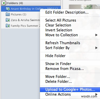 Google+ フォトで Picasa をセットアップする方法