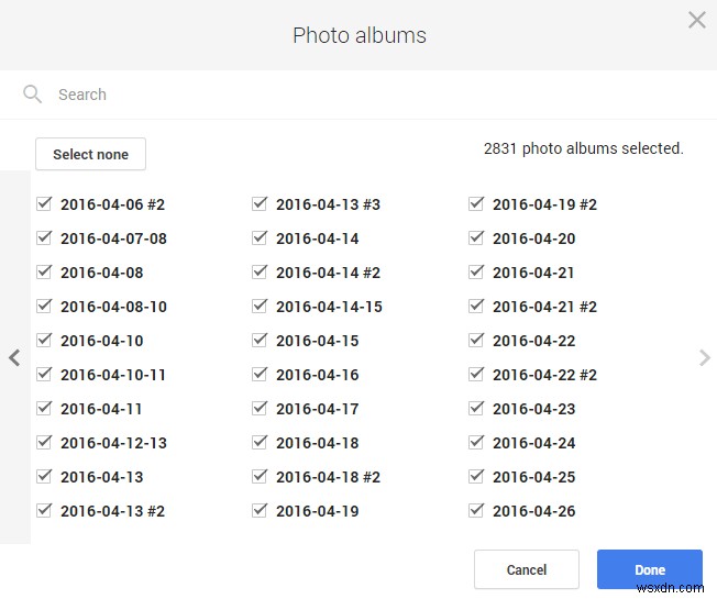 Googleフォトからすべての写真とビデオをダウンロード 