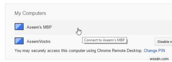 Chrome リモート デスクトップをセットアップして任意の PC にリモートでアクセス