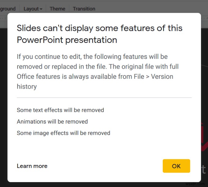 PowerPoint プレゼンテーションを Google スライドに変換する方法