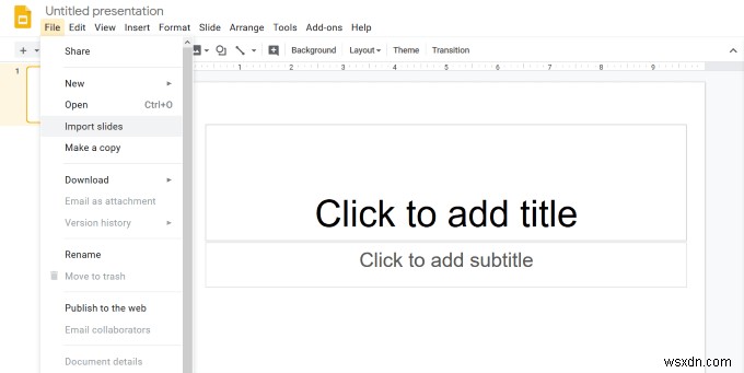PowerPoint プレゼンテーションを Google スライドに変換する方法
