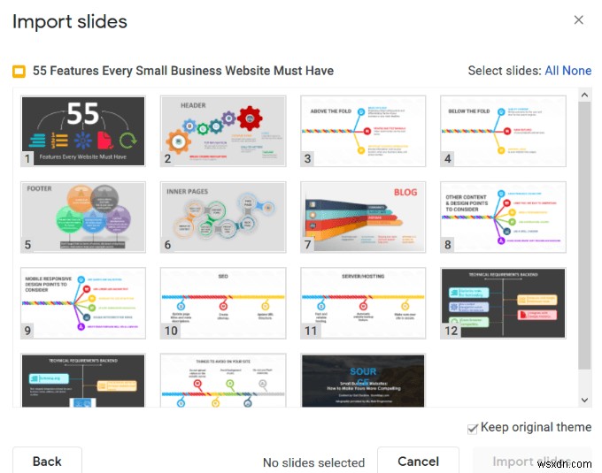 PowerPoint プレゼンテーションを Google スライドに変換する方法