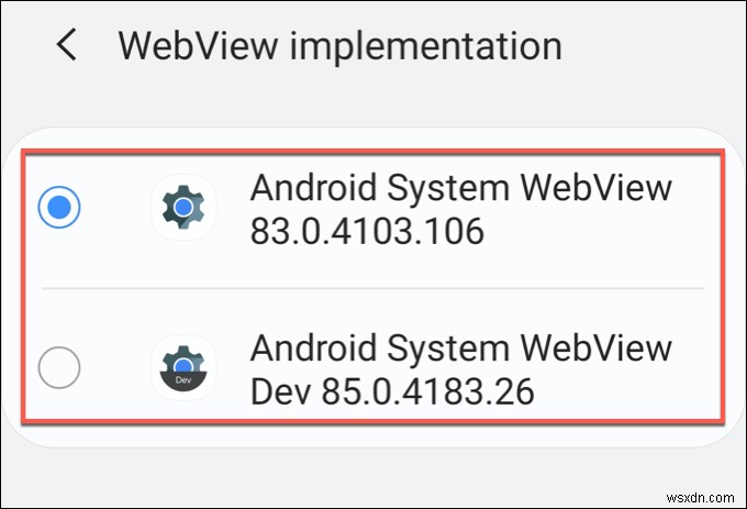 Android システム WebView とは?