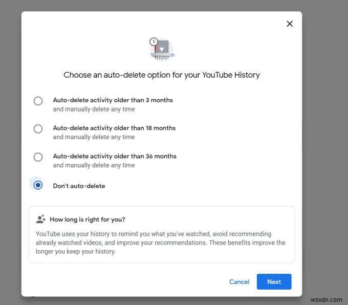 YouTube の履歴と検索アクティビティを削除する方法