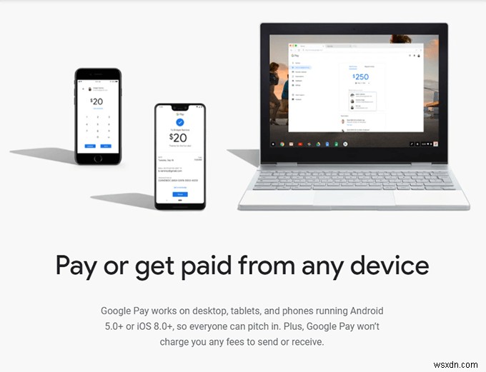 Google Pay を使用してメールで送金する方法